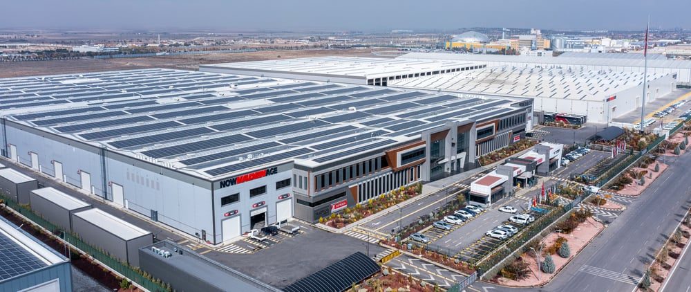 Aerial view of the Vaden production campus in Konya